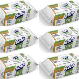 Solo 6x100'lü Beyaz Sabun Ferahlığı Yüzey Temizlik Havlusu