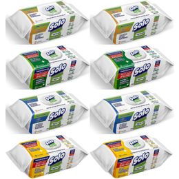 Solo 8x100 Yaprak Beyaz Sabun- Sedir- Okaliptus- Limon Yüzey Temizlik Havlusu