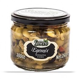 Sosero 290 gr Cam Kavanoz Egemix Mantarlı Zeytin Salatası