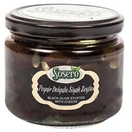 Sosero 300 gr Peynir Dolgulu Siyah Zeytin