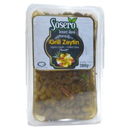 Sosero Grill Izgara 2 kg Yeşil Zeytin