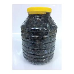Söylemez Zeytincilik 3 kg Özel Taş Baskı Salamura Siyah Zeytin