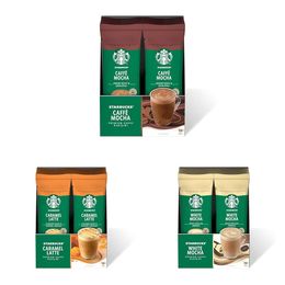 Starbucks 10'lu Caffé Mocha + 10'lu Caramel Latte + 10'lu White Mocha Premium Kahve Karışımı