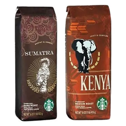 Starbucks 250 gr Sumatra ve Kenya Çekirdek Kahve