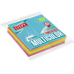 Stepy 5'li Paket Multicolor Temizlik Bezi