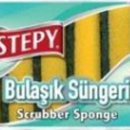 Stepy 8'li Düz Bulaşık Süngeri