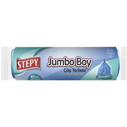 Stepy Çöp Torbası Ekonomik Jumbo Boy 10'lu 80 x 110 cm