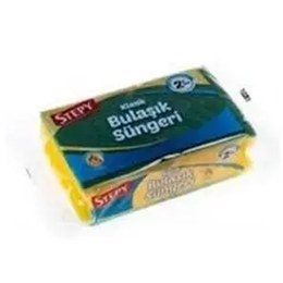 Stepy Oluklu 2'li Bulaşık Süngeri