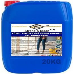 Strong&Clean 20 kg Yüzey Temizleyici Konsantre 1/60 Sabun Kokusu