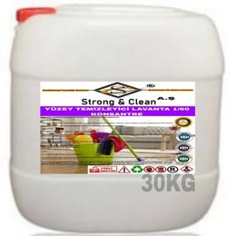 Strong&Clean Konsantre 1/60 Lavanta Kokulu 30 kg Yüzey Temizleyici