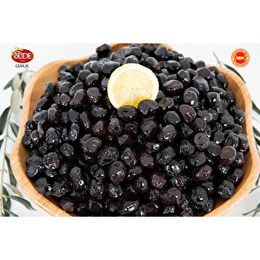 Sude 1 kg Taş Baskı Gemlik Mega Yağlı Açık Siyah Zeytin