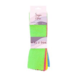 Sugar House 4'lü Mikrofiber Temizlik Bezi