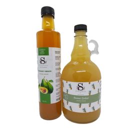 Süheylaana 500 ml Doğal Avokado Sirkesi + 1 lt Doğal Ananas Sirkesi