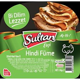 Sultan 50 gr Hindi Füme Et