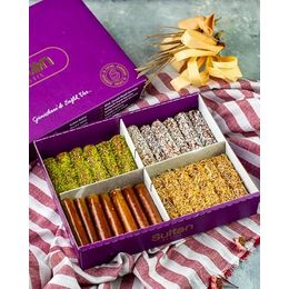 Sultan Pestil 1 kg Lüks Karışık Fındık Ezmeli Sarma Paketi