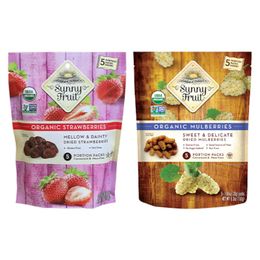 Sunny Fruit Organik Kuru Çilek 100 gr + Kuru Dut 150 gr