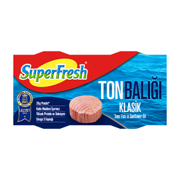 Superfresh 2x140 gr Ayçiçek Yağlı Ton Balığı
