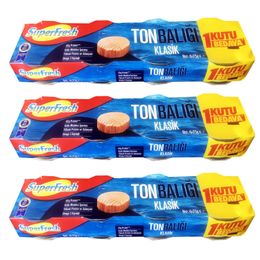 SüperFresh 3 Paket 4x75 gr Klasik Ton Balığı