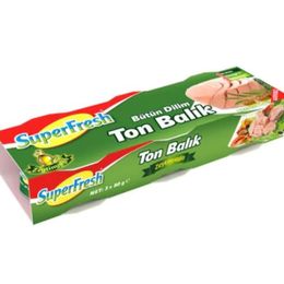 Superfresh 3x80 gr Ton Balığı Bütün Dilim