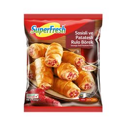 SuperFresh 420 gr Sosisli ve Patatesli Dondurulmuş Rulo Börek