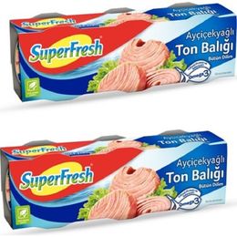 SuperFresh 6x75 gr Ayçiçek Yağlı Klasik Ton Balığı