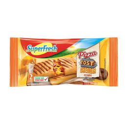 SUPERFRESH PİZZA TOST SOSİS VE CHEDDAR LEZZETİ 2Lİ 200GR