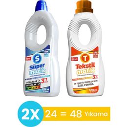 Süpermatik 1200 ml 3'ü 1 Arada Sıvı Çamaşır Deterjanı