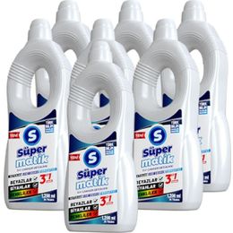 Süpermatik 7x1200 ml 3'ü 1 Arada Sıvı Çamaşır Deterjanı