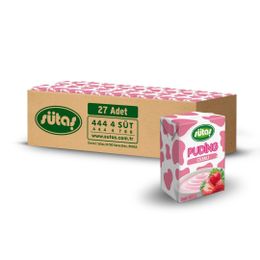 Sütaş 27x200 gr Çilekli Puding