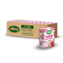 Sütaş 27x200 gr Çilekli Puding