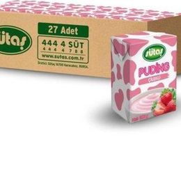 Sütaş 27x200 gr Çilekli Puding