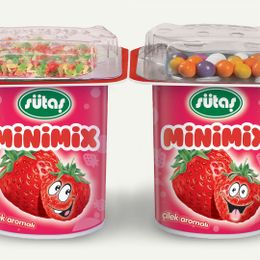 Sütaş 2x90 gr Çilekli Minimix