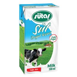 Sütaş 500 ml Yağlı Süt