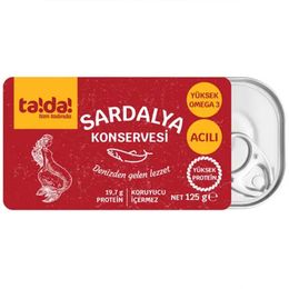Tada 125 gr Acılı Sardalya Konservesi