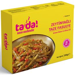Tada 250 gr Vegan Zeytinyağlı Taze Fasulye