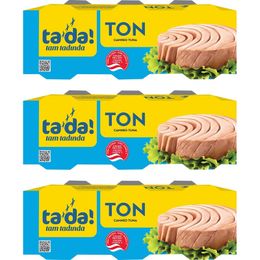 Tada 3 Adet 3x75 gr Ayçiçek Yağlı Ton Balığı