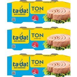 Tada 3 Adet 3x75 gr Ayçiçek Yağlı Ton Balığı