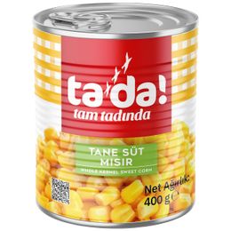 Tada 400 gr Tane Süt Mısır Konservesi