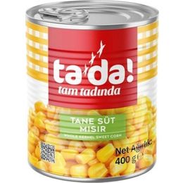 Tada 400 gr Tane Süt Mısır Konservesi