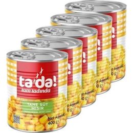 Tada 5x400 gr Tane Süt Mısır Konservesi