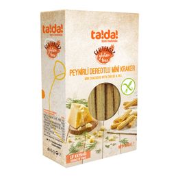 Tada 85 gram Glutensiz Peynirli Dereotlu Mini Kraker