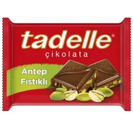 Tadelle 60 gr Antep Fıstıklı Bol Sütlü Tablet Çikolata