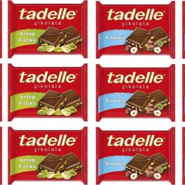 Tadelle 60 gr Antep Fıstıklı Sütlü ve Fındıklı Tablet Çikolata