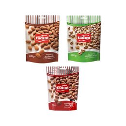Tadım 3x180 gr Badem + Antep Fıstığı + Yer Fıstığı