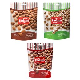 Tadım 3x180 gr Badem + Antep Fıstığı + Yer Fıstığı