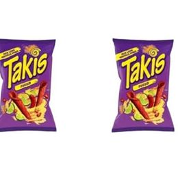 Takis 2x90 gr Fuego Kırmızı Acı Biber ve Misket Limon Aromalı Mısır Cipsi