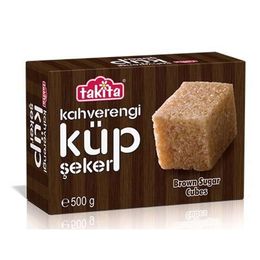 Takita 500gr Kahverengi Küp Şeker