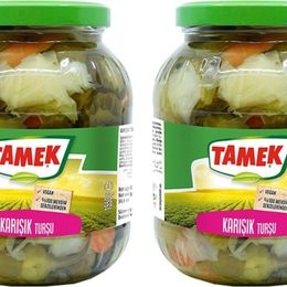 Tamek 2x1550 gr Karışık Turşu