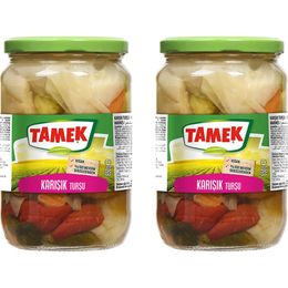 Tamek 2x680 gr Karışık Turşu