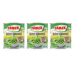 Tamek 3x830 gr Bezelye Konservesi